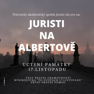 Oslava 17.listopadu na Albertově